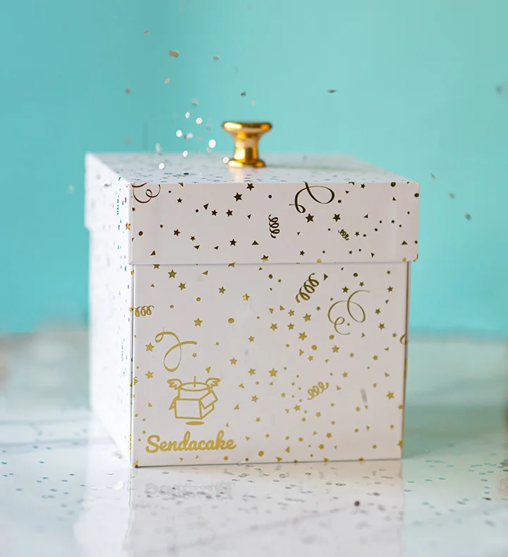 Surprise Explosion Cake Gift Box