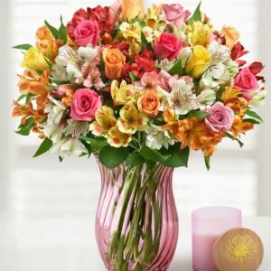 Assorted Roses & Peruvian Lilies